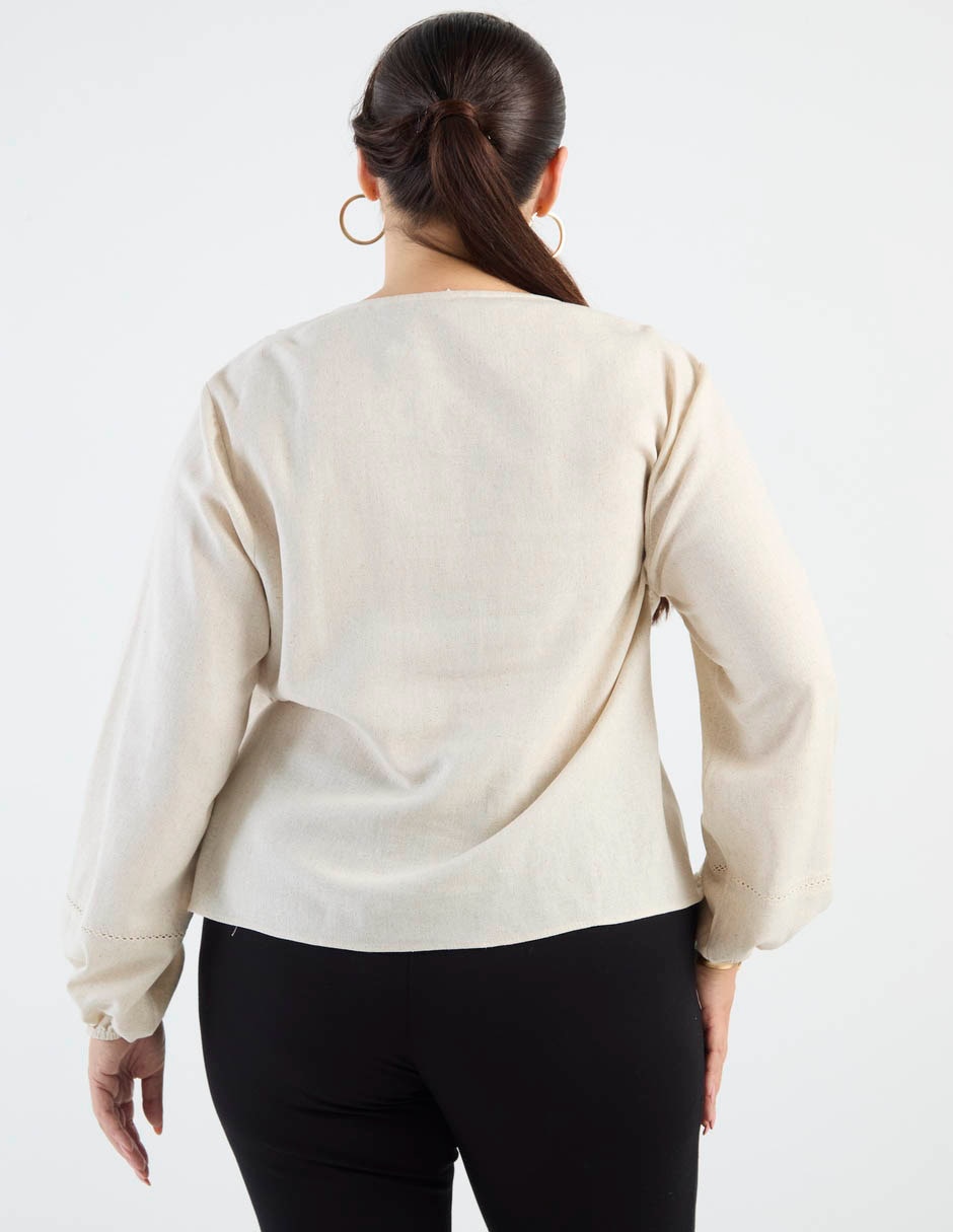 Blusa manga larga para mujer 2