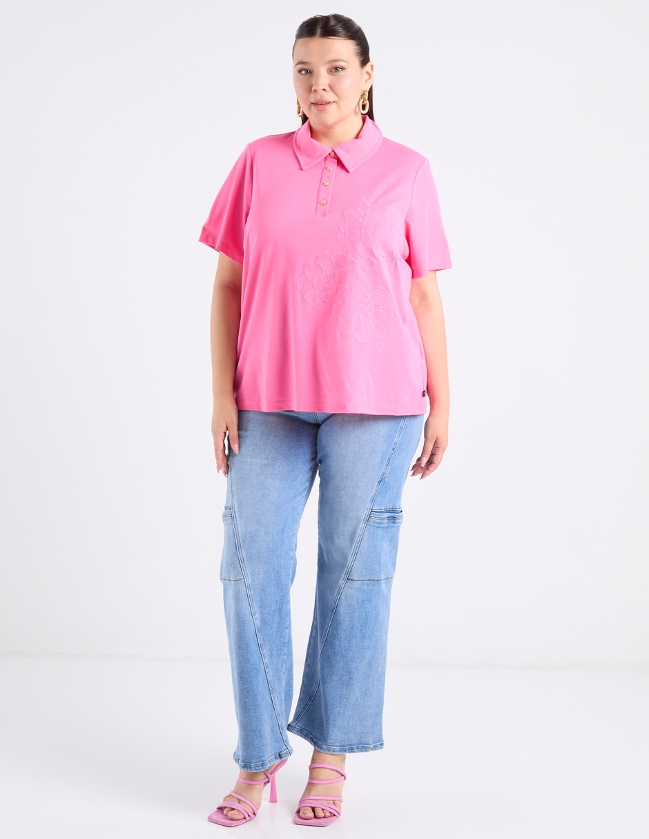 Blusa manga corta para mujer 3