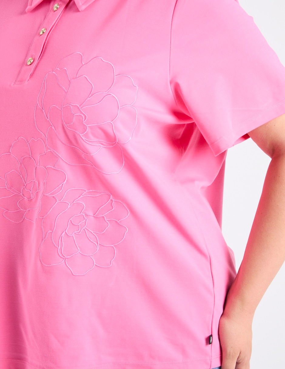Blusa manga corta para mujer 5