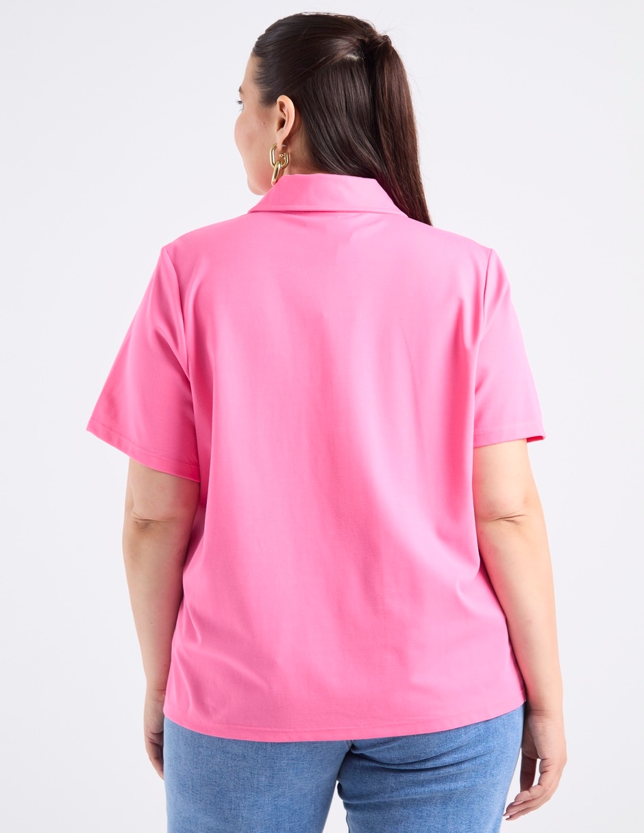 Blusa manga corta para mujer 6