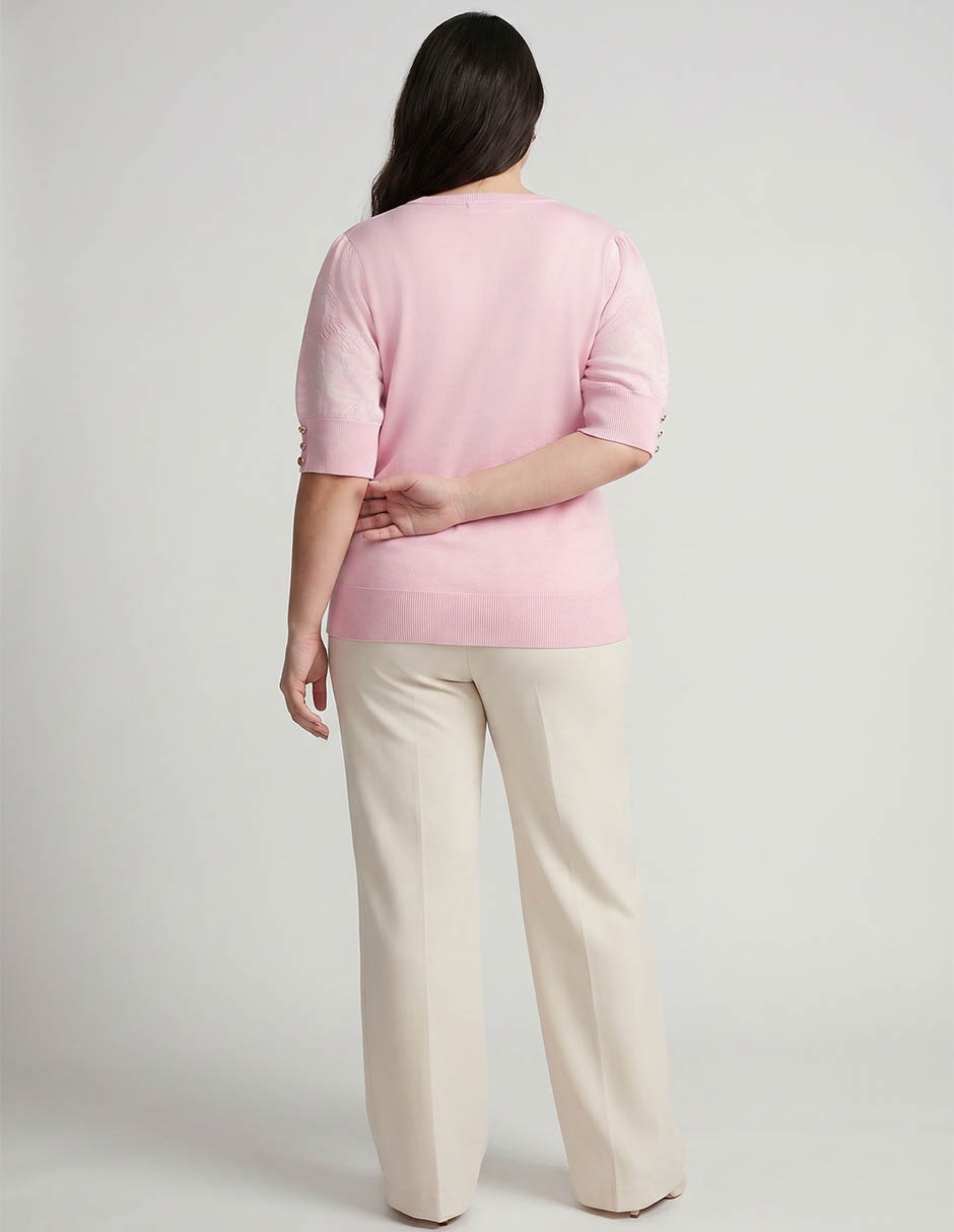 Blusa manga al codo para mujer 2