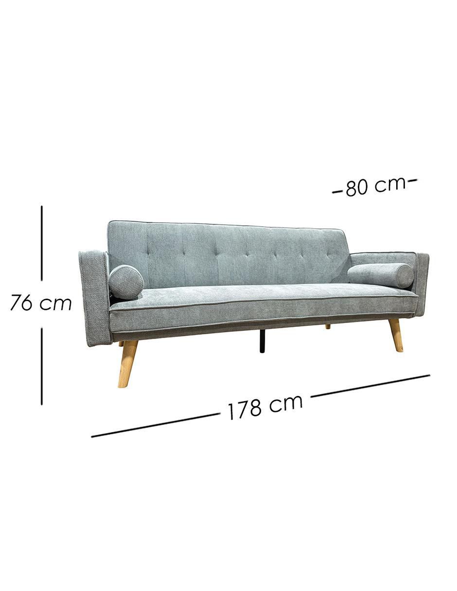 Sofá cama armable de tela 8