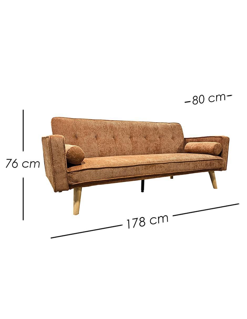 Sofá cama armable de tela 8