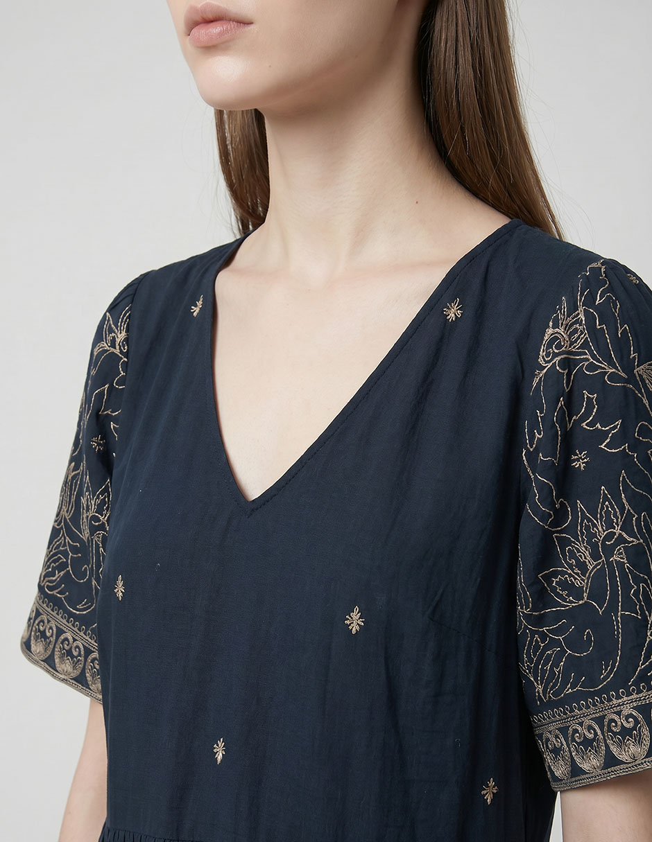VESTIDO VV26BK170 ALGODÓN 4
