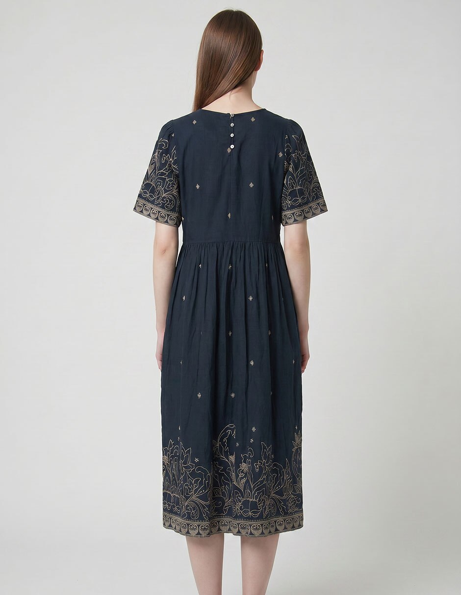 VESTIDO VV26BK170 ALGODÓN