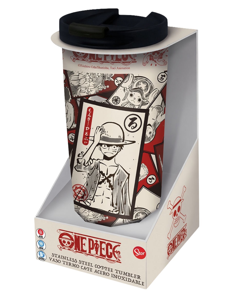 Termo de acero inoxidable One Piece con tapa rosca 425 ml