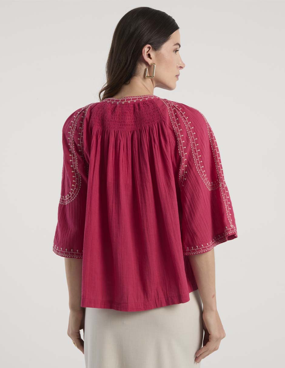 Blusa manga 3/4 para mujer 6