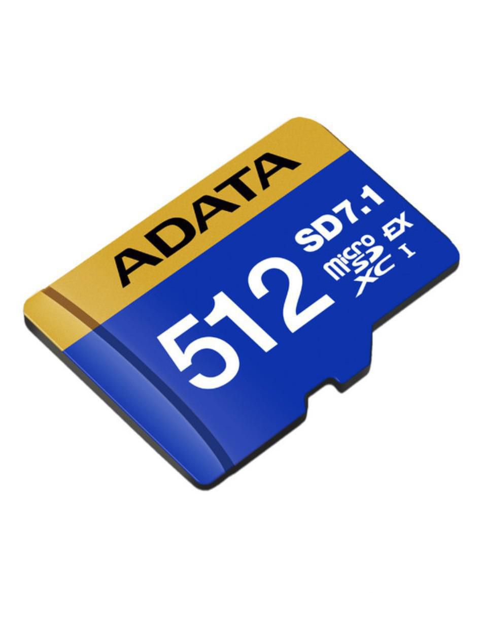 Memoria micro SDXC Adata capacidad 512 GB