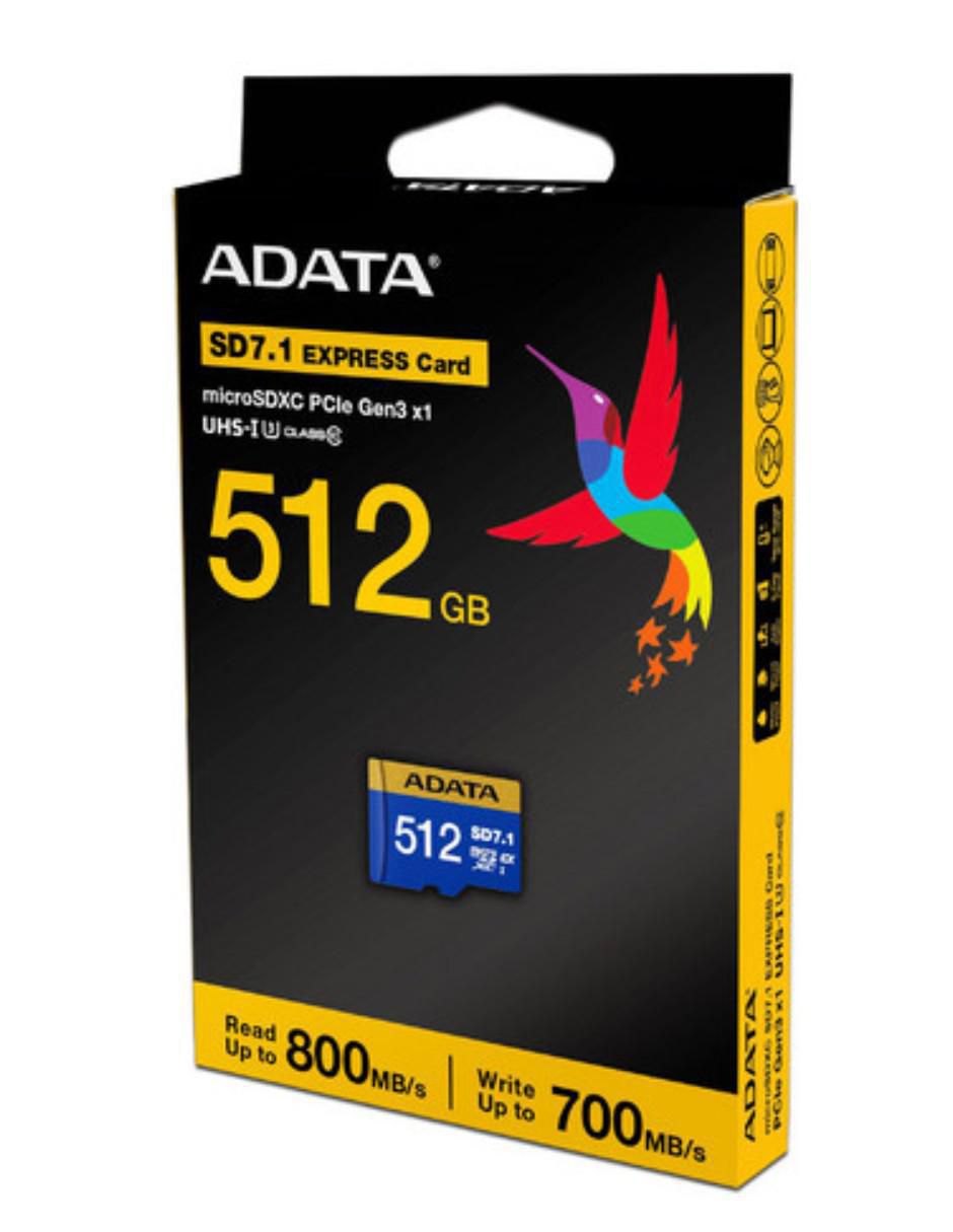 Memoria micro SDXC capacidad 512 GB
