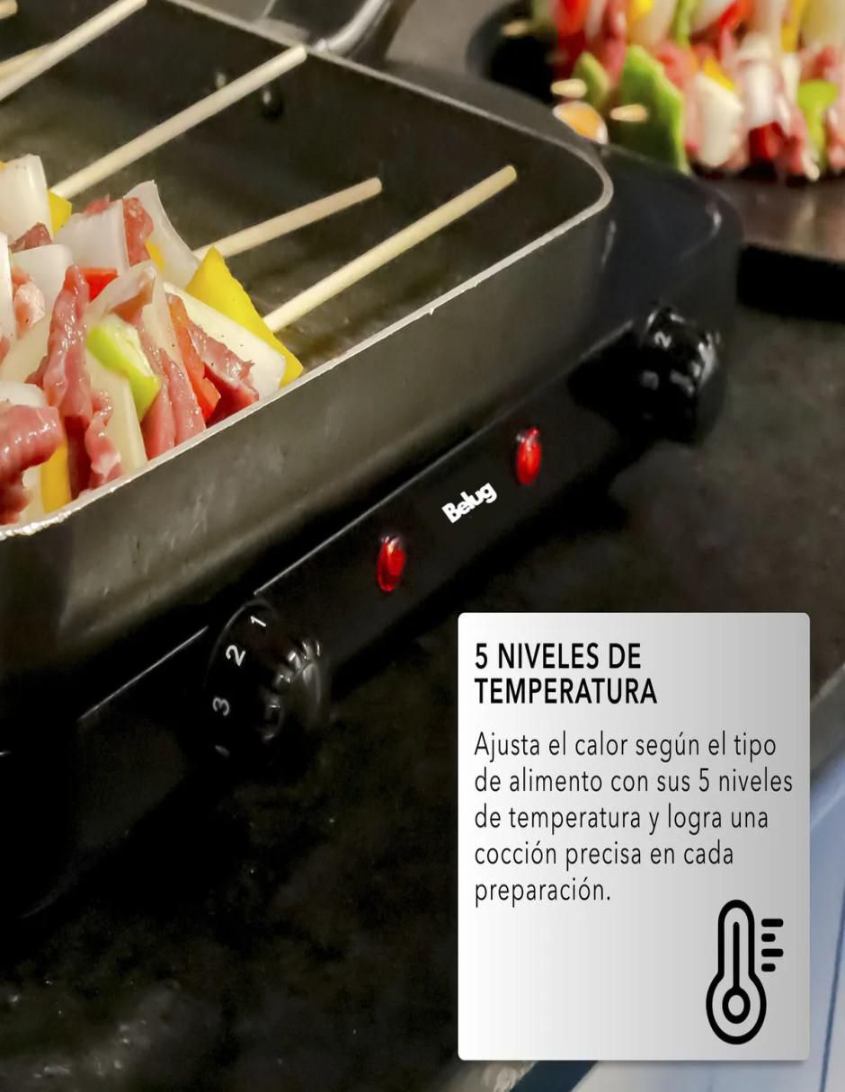 Parrilla eléctrica Belug de acero