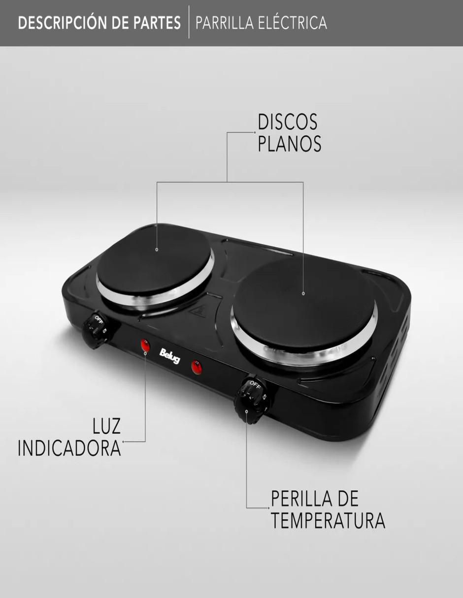 Parrilla eléctrica Belug de acero