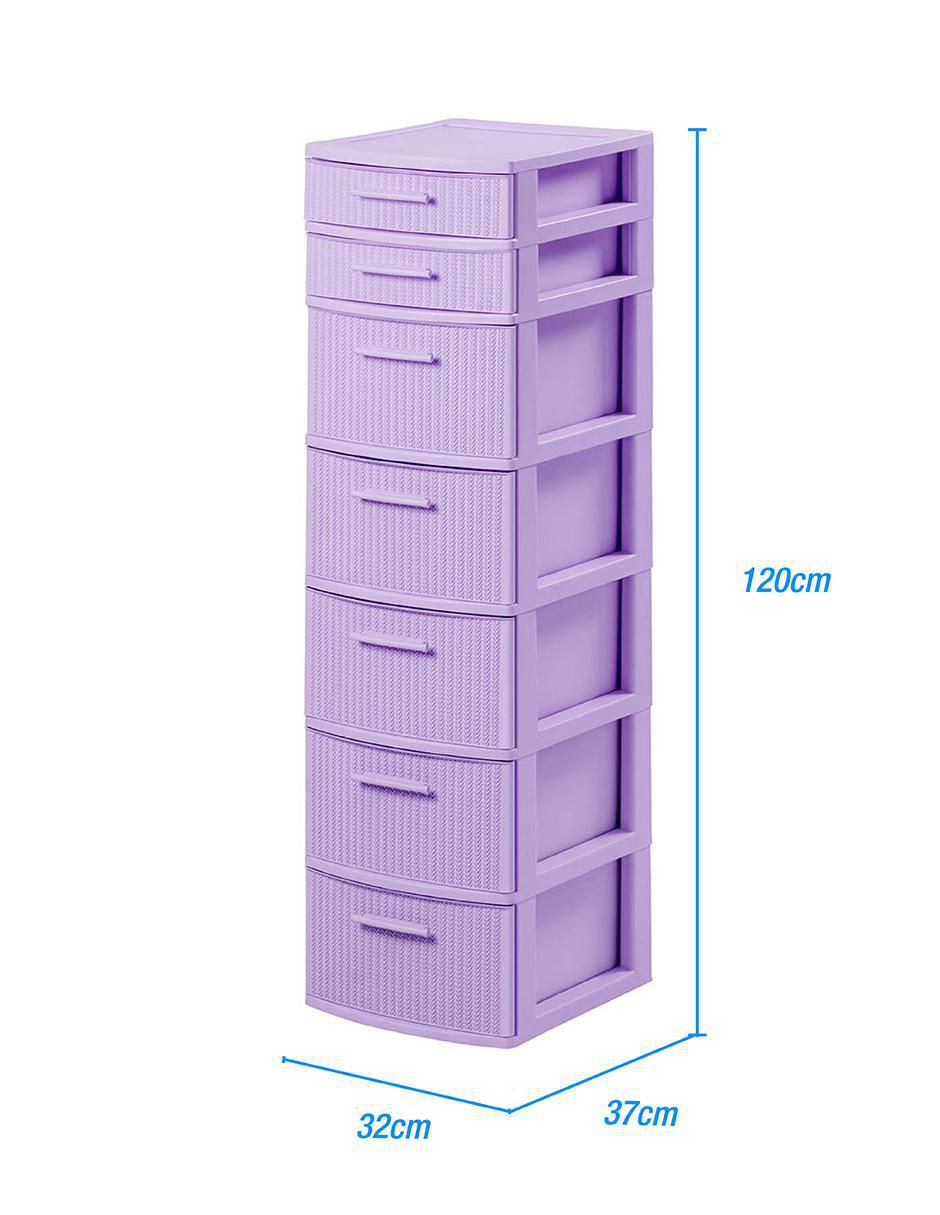 Cajonera armable de plástico 6