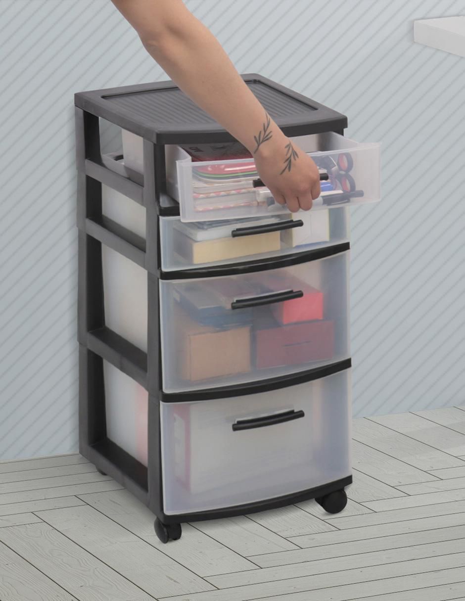 Cajonera armable MQ de plástico