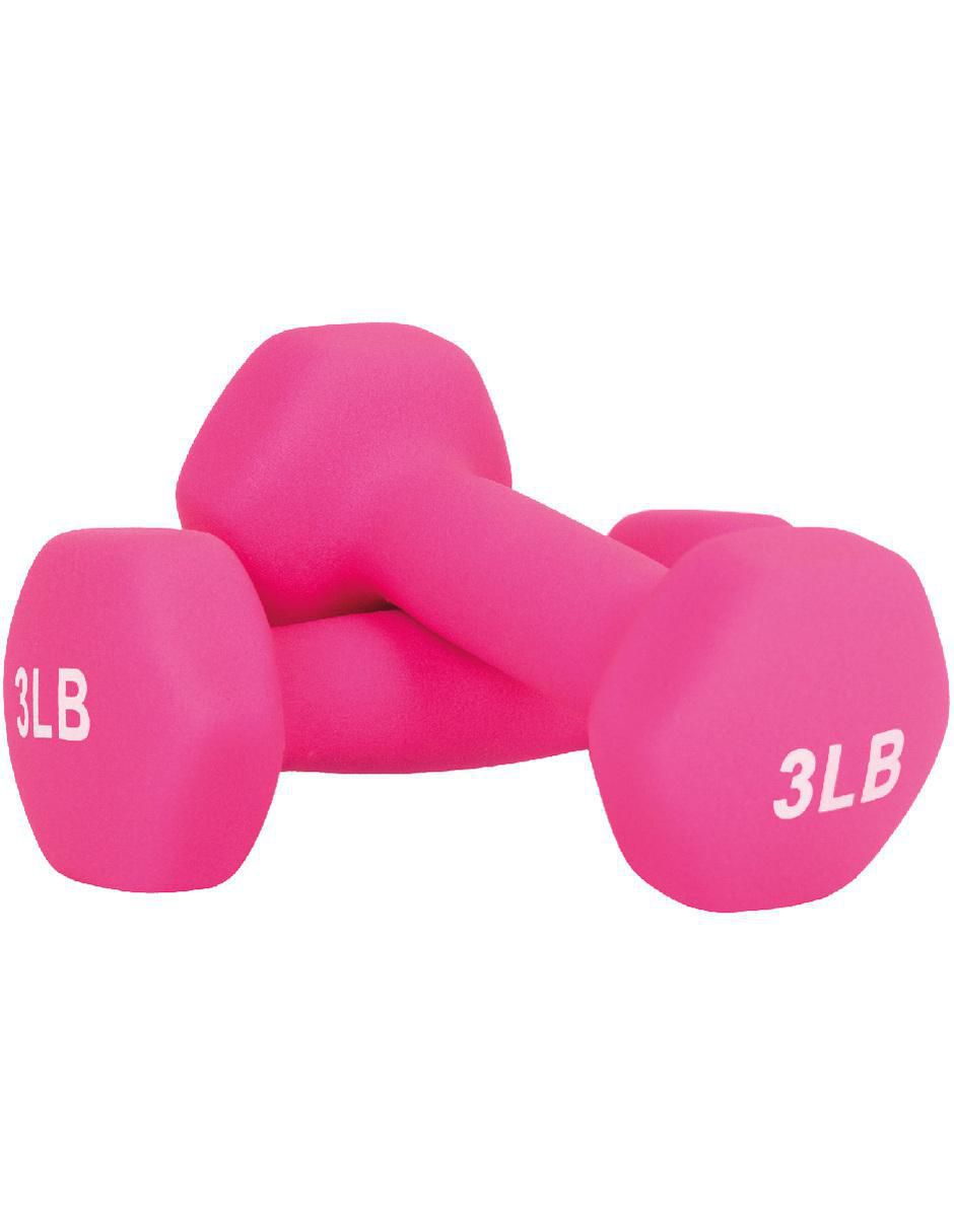 Set mancuernas de peso fijo 2.7 kg 2 piezas