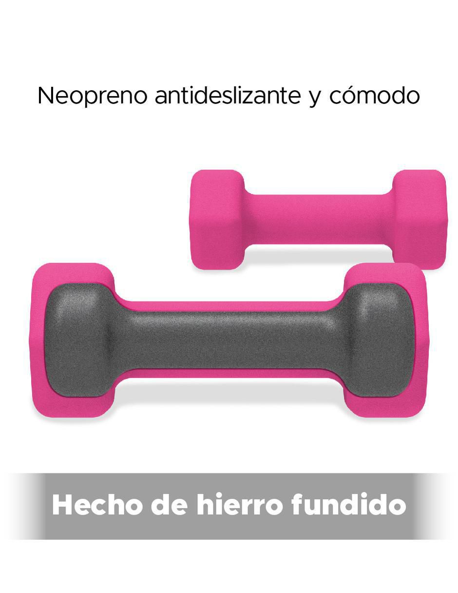 Set mancuernas de peso fijo 2.7 kg 2 piezas 5