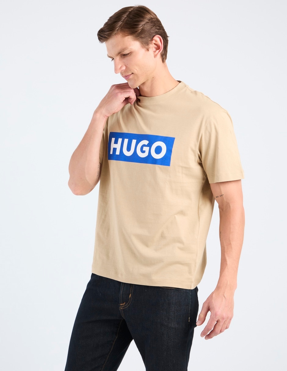 Playera hugo blue cuello redondo para hombre