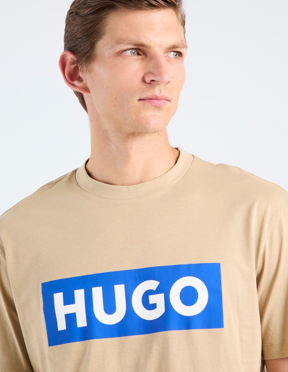 Playera hugo blue cuello redondo para hombre