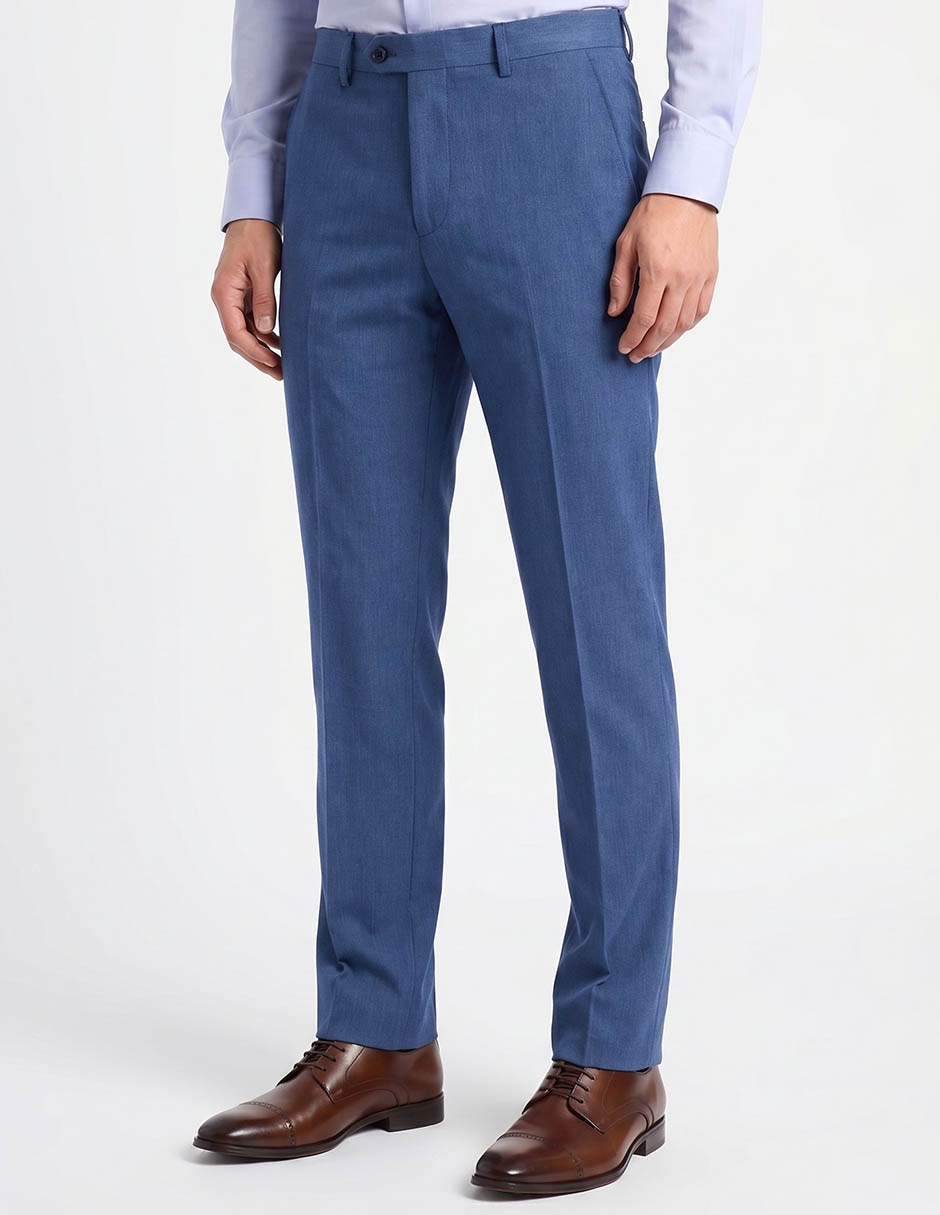 Pantalón de vestir slim de algodón para hombre Pantalón de vestir slim de algodón para hombre