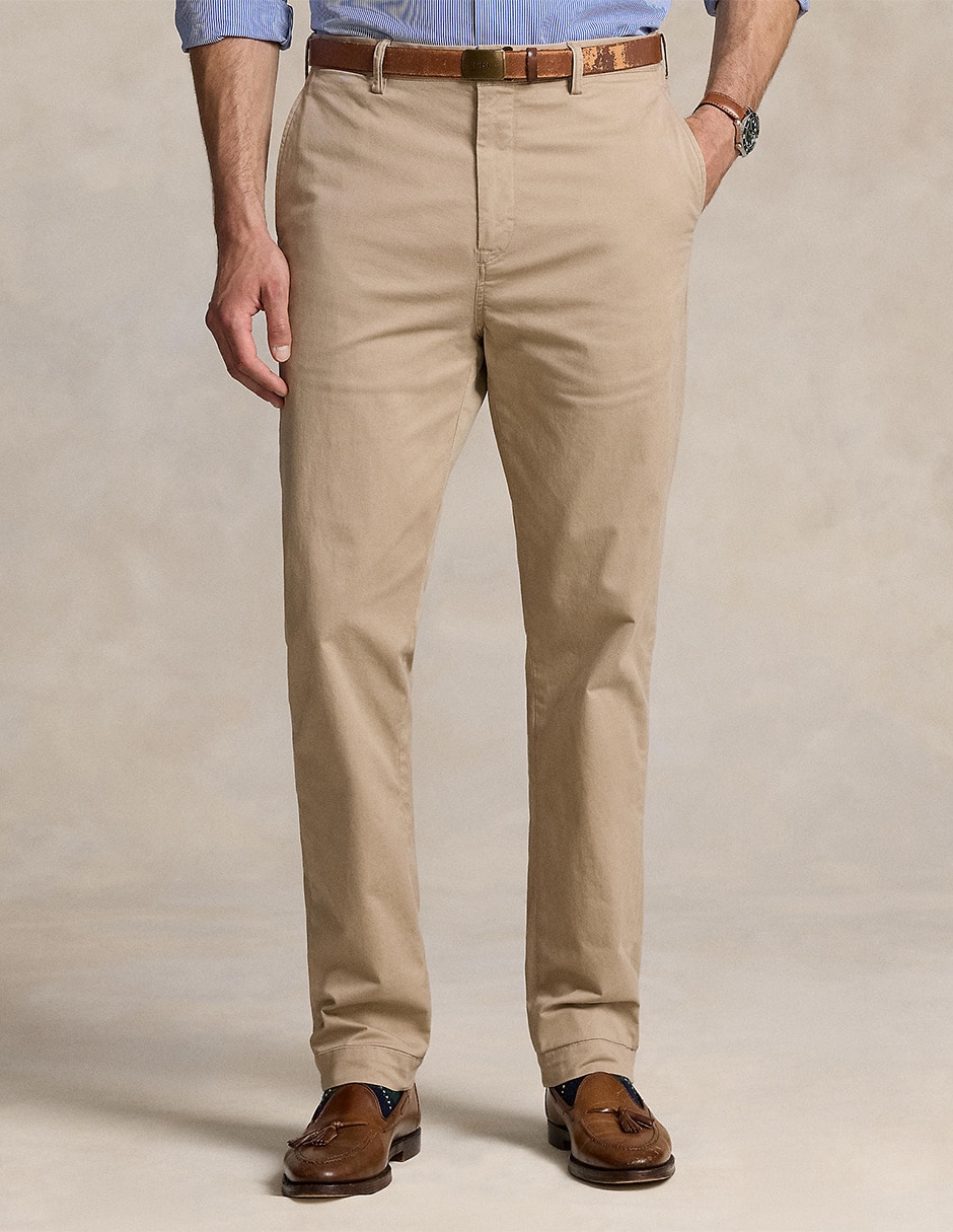 Pantalón casual chino slim de algodón para hombre Pantalón casual chino slim de algodón para hombre