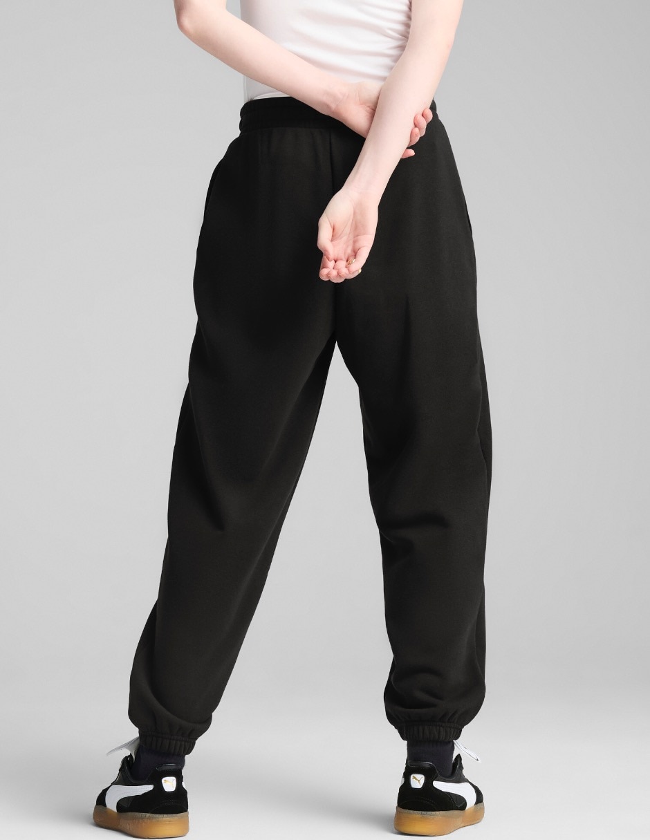 Pants regular Wardrobe Essentials Relaxed con elástico para mujer