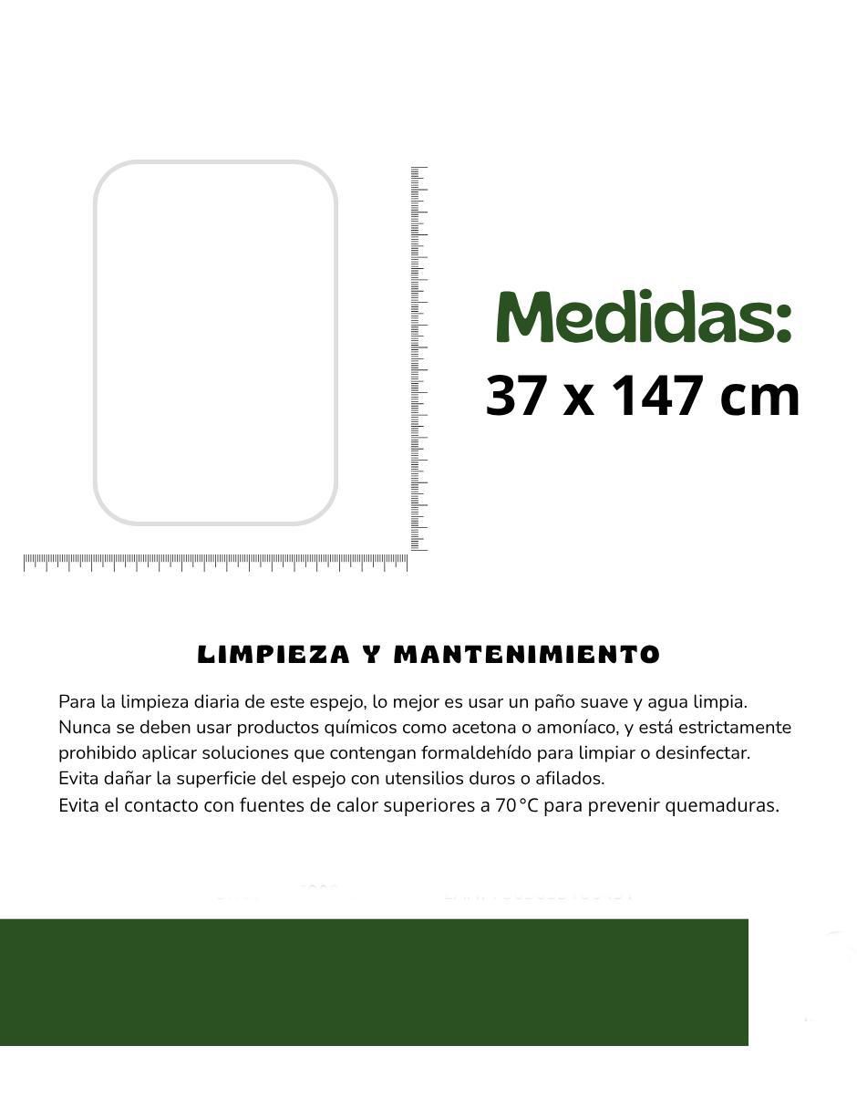 Espejo rectangular Fullbody