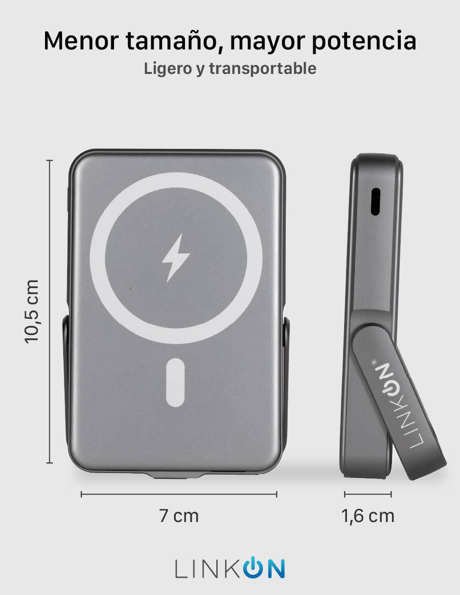 Batería portátil Linkon 10000 mAh Power Mag Abs