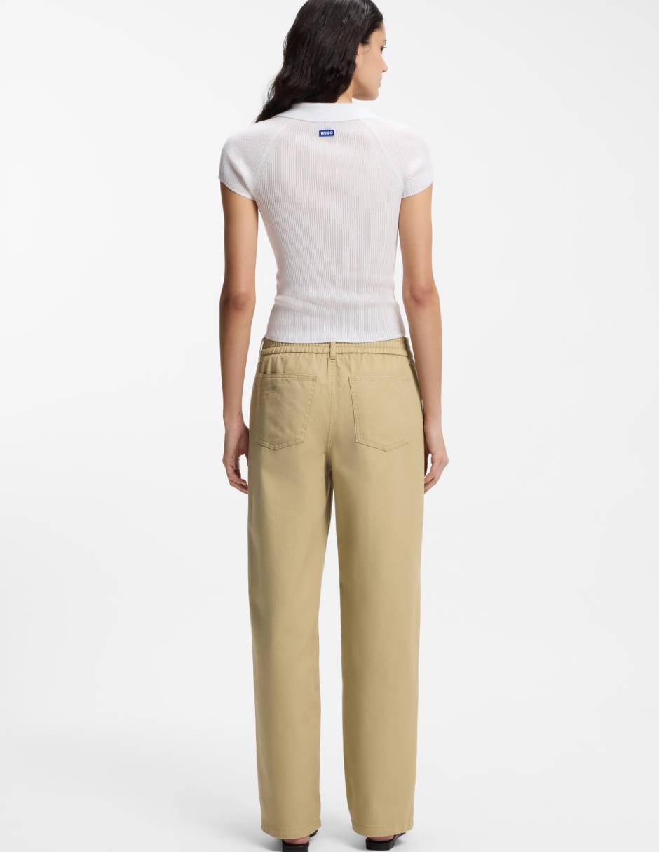 Pantalón hugo blue straight para mujer