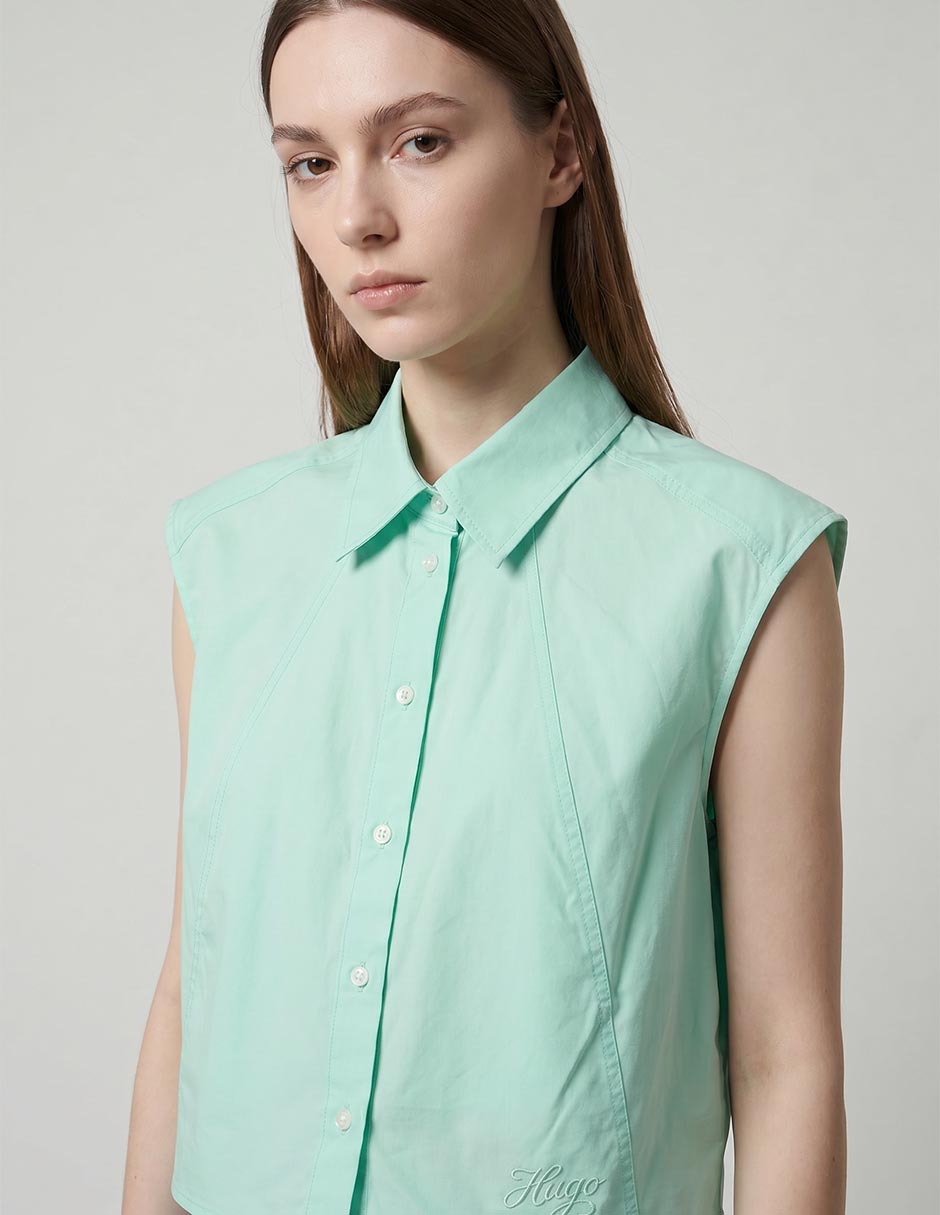Playera manga corta cuello redondo para mujer 3
