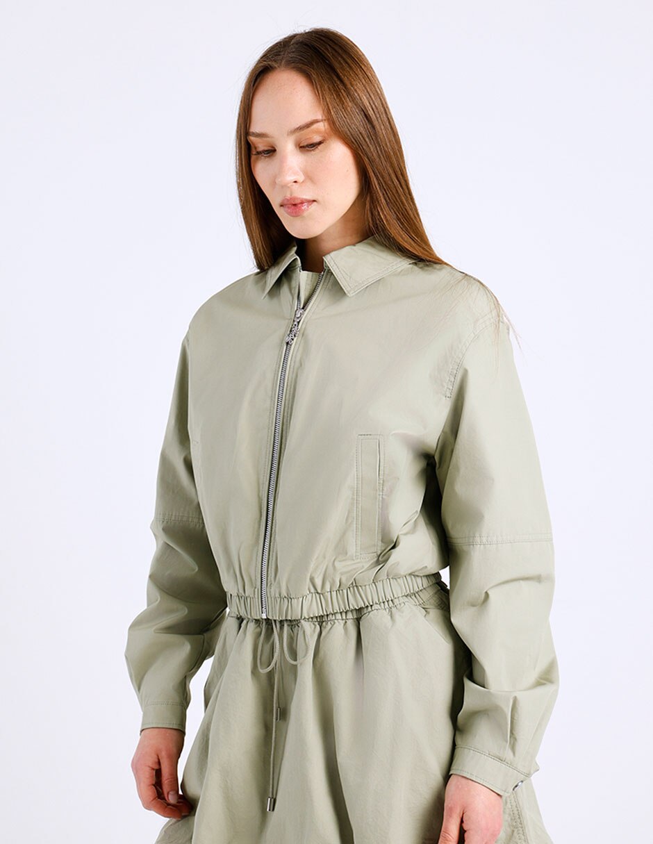 Chamarra bomber Hugo Blue para mujer