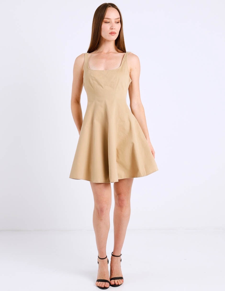 Vestido mini casual hugo blue para mujer