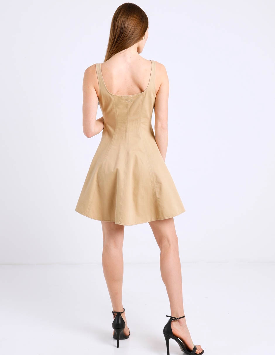 Vestido mini casual hugo blue para mujer