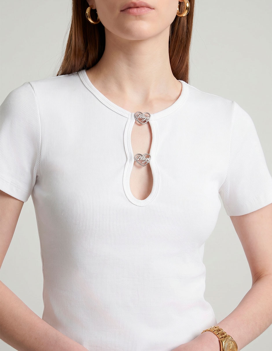 Playera manga regular para mujer 3
