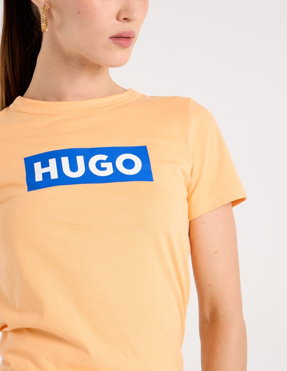 Playera manga corta cuello redondo mujer 2