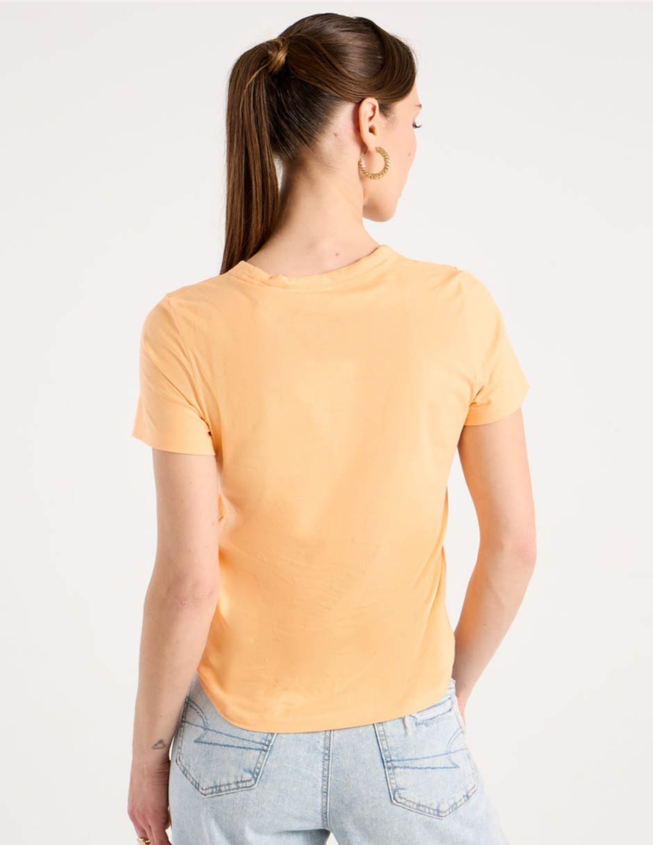Playera manga corta cuello redondo mujer 7