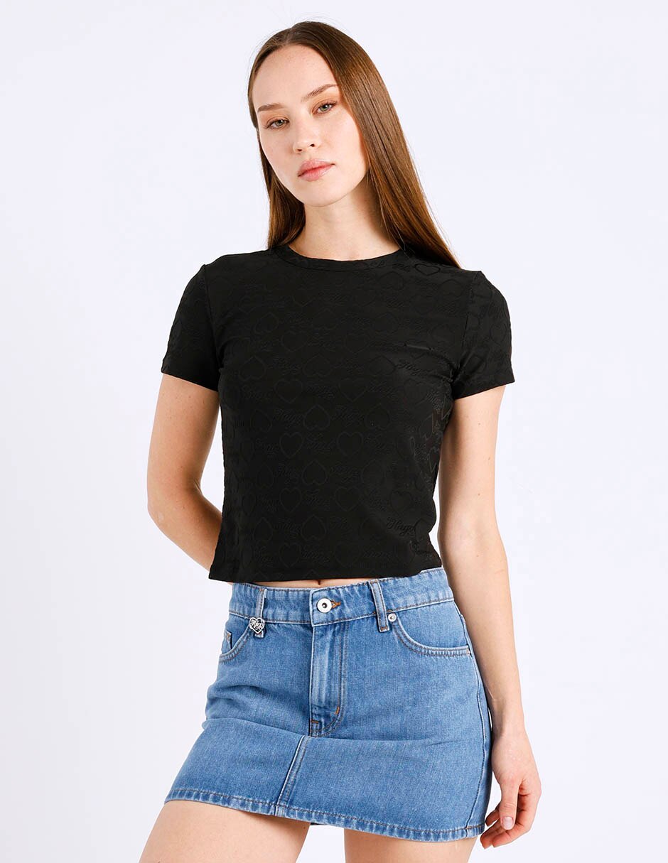 Playera manga regular para mujer Playera manga regular para mujer