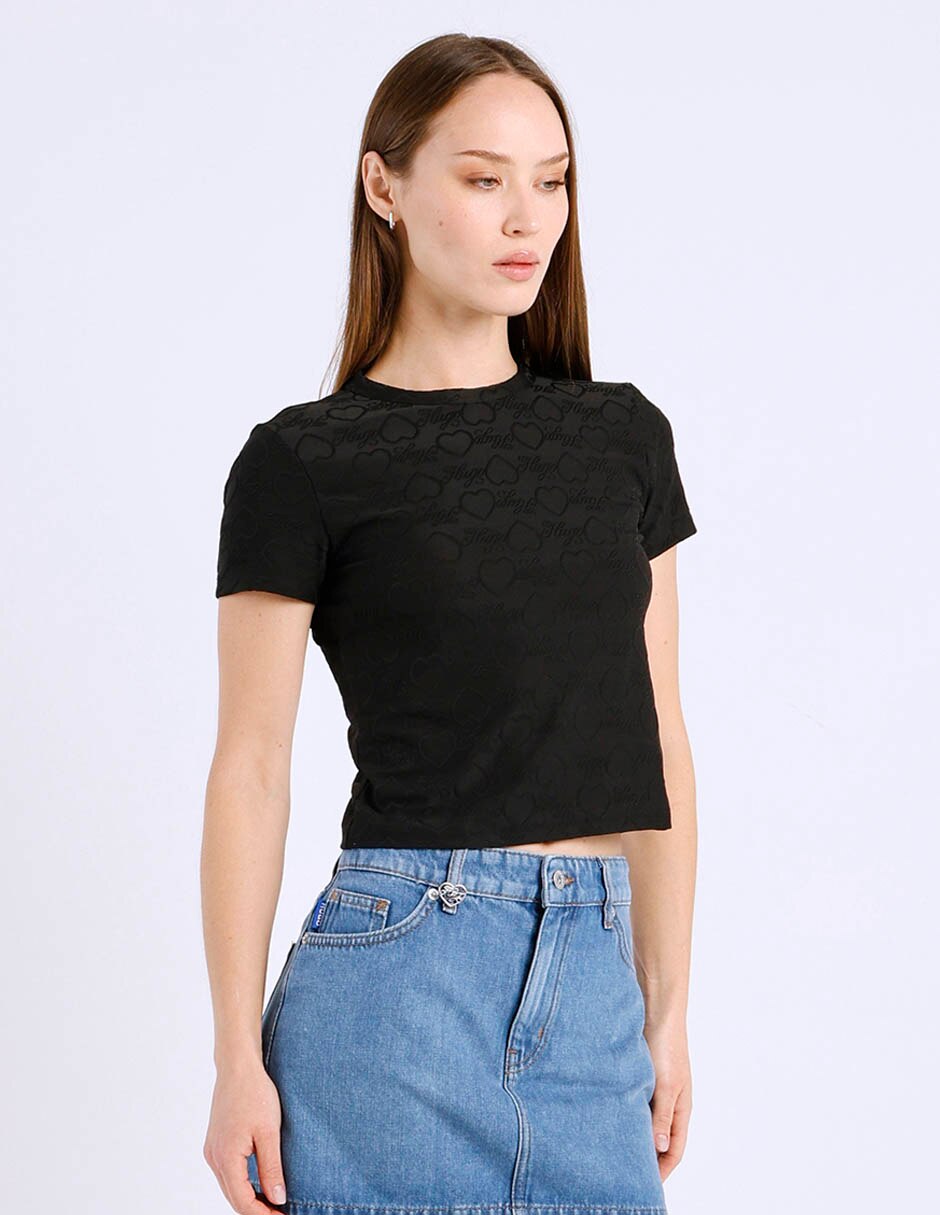 Playera manga regular para mujer 2
