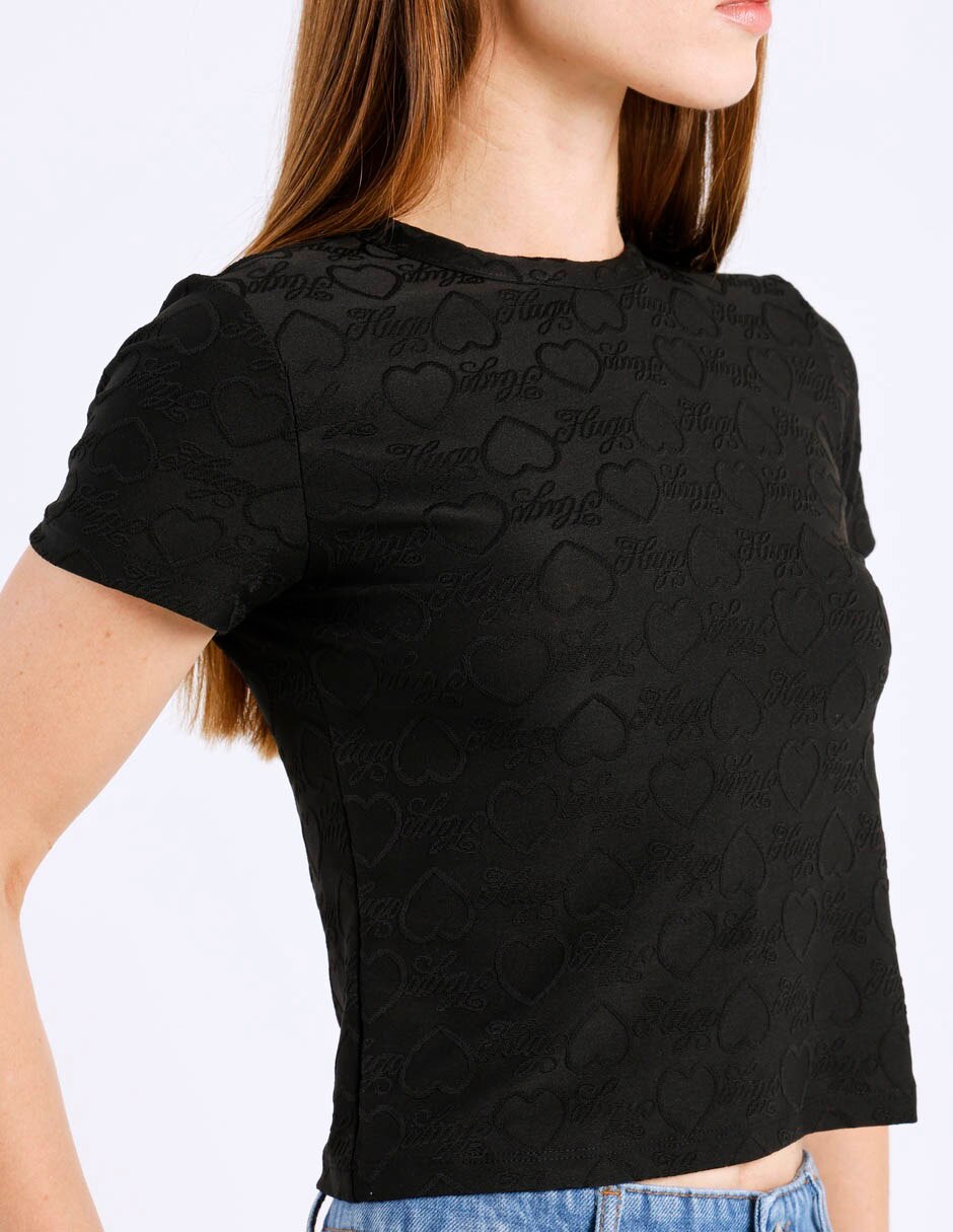 Playera manga regular para mujer 5