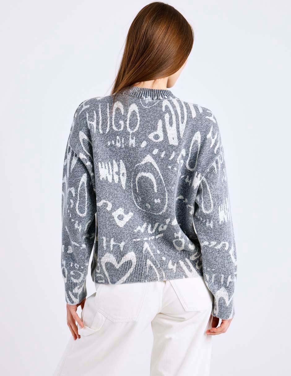 Suéter cuello redondo para mujer 6