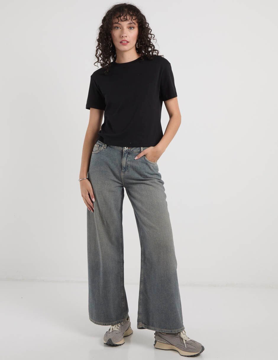 Jogger regular baggy corte para mujer