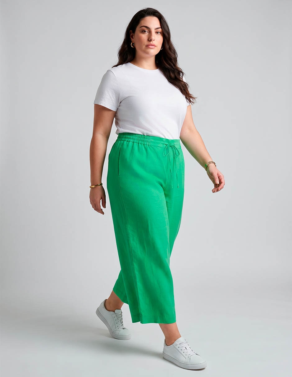 Pantalón Capri Regular Para Mujer 3