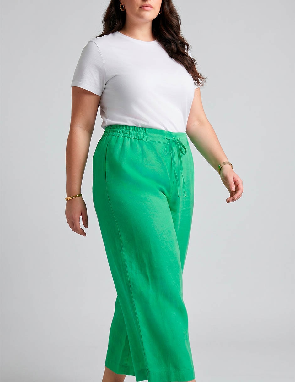 Pantalón Capri Regular Para Mujer 4