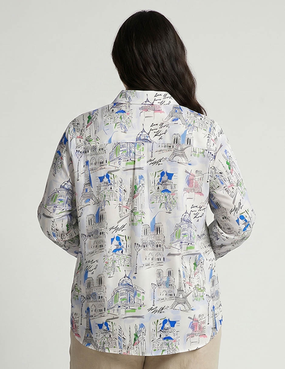 Camisa manga larga para mujer 2