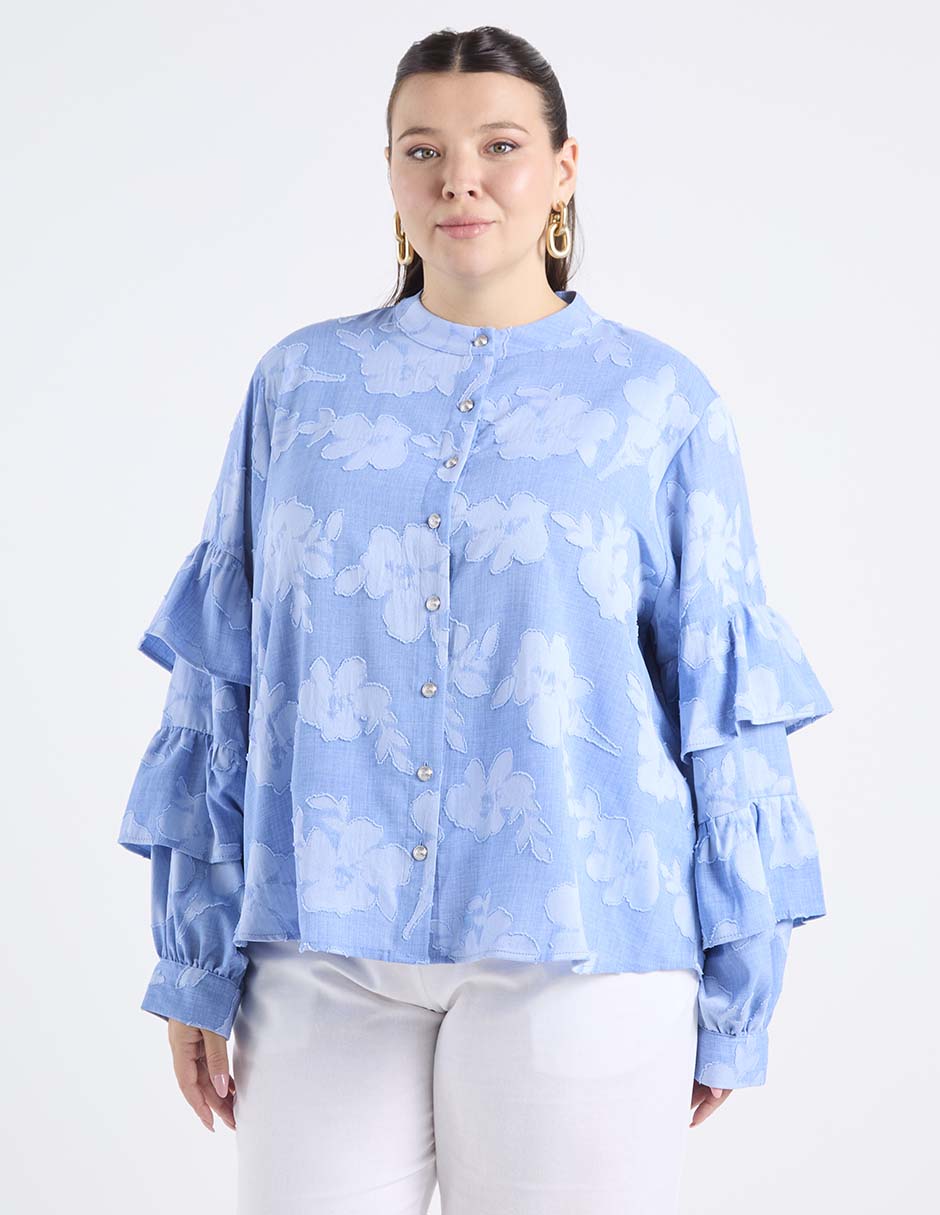 Camisa manga larga para mujer
