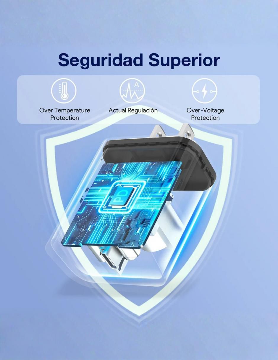 Cargador pared de 20 W USB tipo C GAR152 8