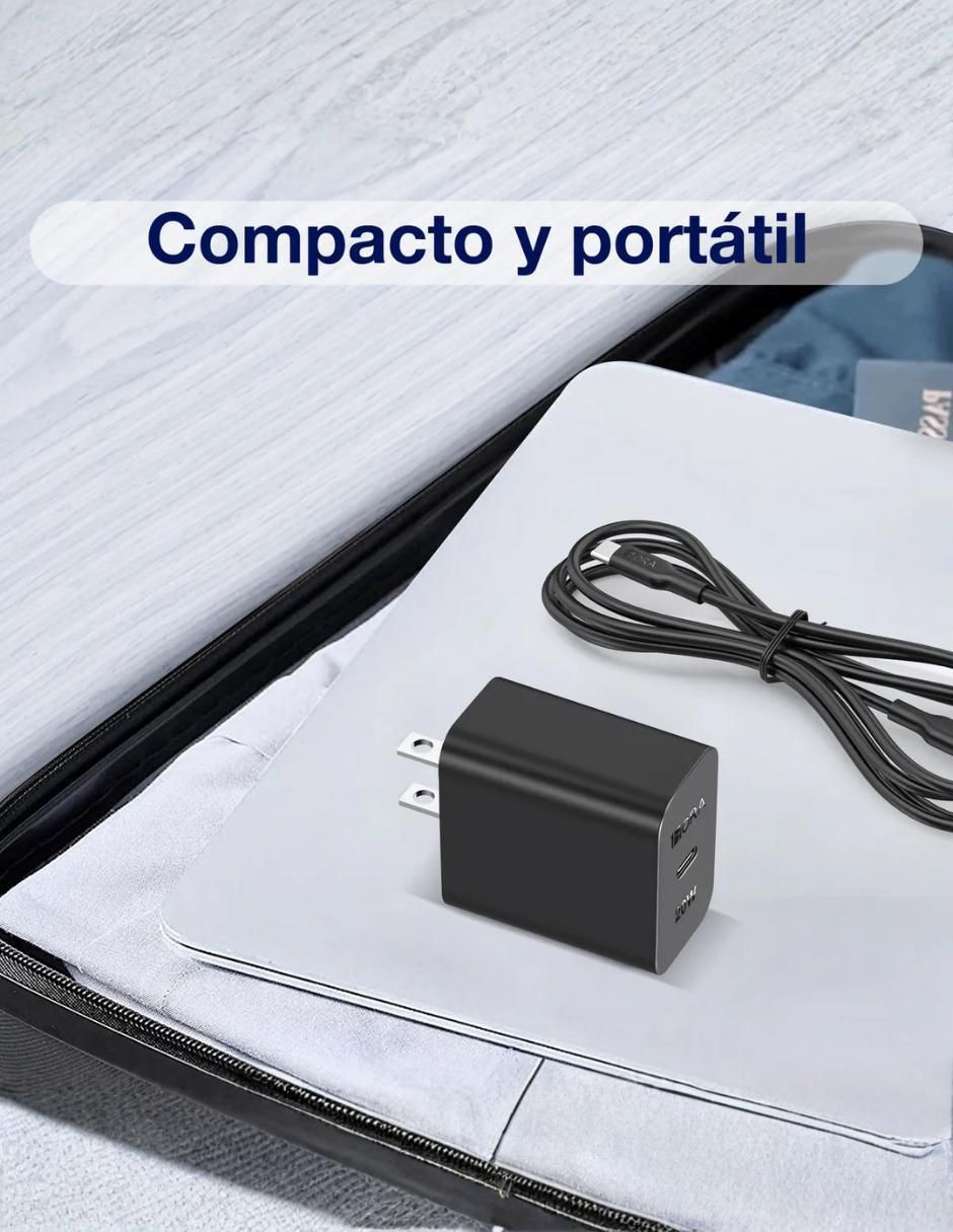 Cargador pared de 20 W USB tipo C GAR152 3