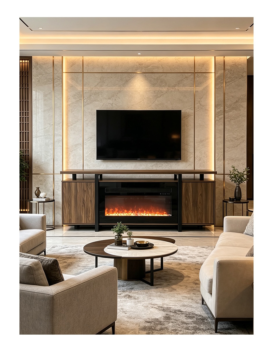 Chimenea decorativa de mdf 5