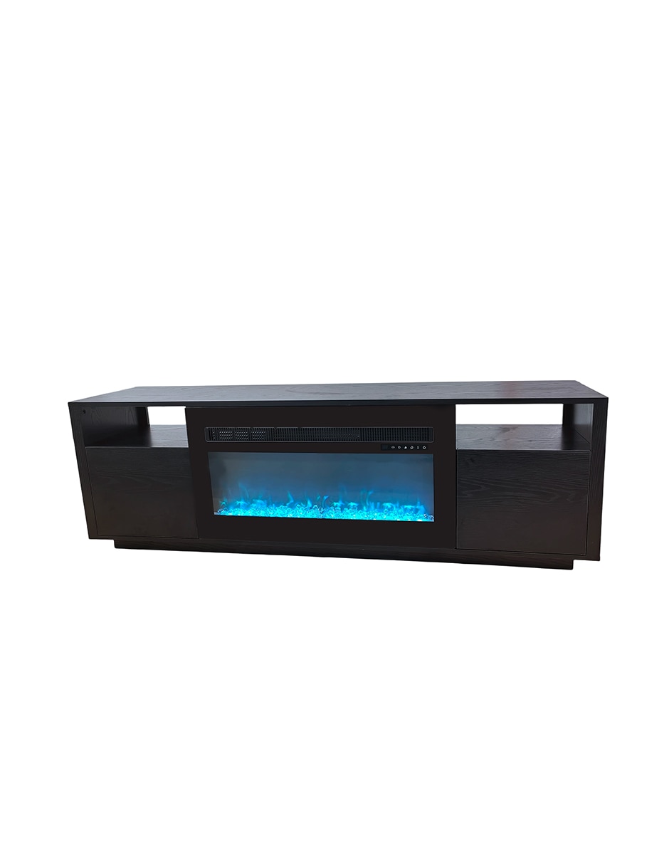 Chimenea eléctrica empotrable de mdf 2