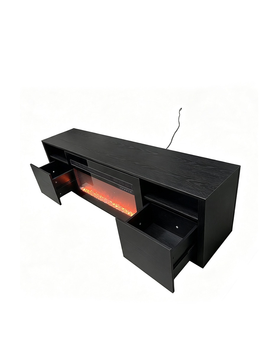 Chimenea eléctrica empotrable de mdf 12