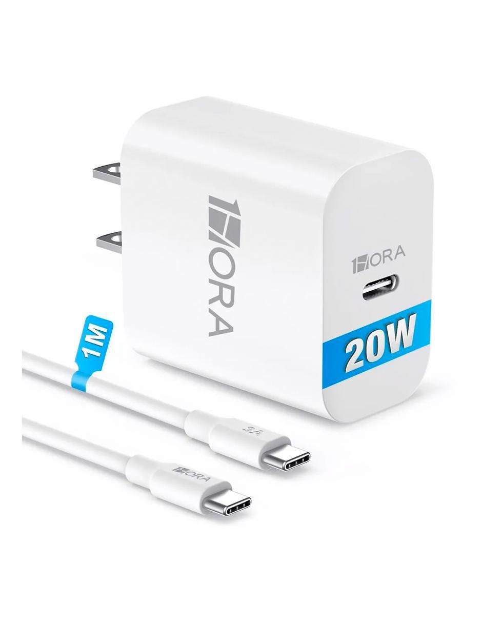 Cargador pared 1Hora de 20 W USB GAR153