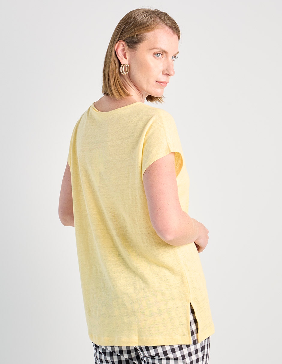 Blusa manga corta para mujer 5